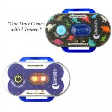 LUNASEA LIGHTING Child and Pet Safety Water Activated Strobe Light %2D Blue Case Blue Attention Light