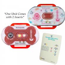 LUNASEA LIGHTING Child and Pet Safety Water Activated Strobe Light w and RF Transmitter %2D Red Case Blue Attention Light