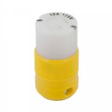 MARINCO Locking Connector %2D 15A 125V %2D Yellow