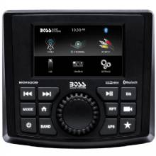 BOSS AUDIO Marine Gauge Receiver %2D AM and FM and BT and USB and Rear Camera