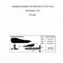 SIMRAD CB1 Cantilever Bracket