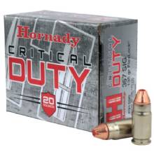 HORNADY HRNDY 357SIG 135GR CRT DUTY 20 and 200