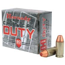 HORNADY HRNDY 45ACP P 220GR CRT DUTY 20 and 200