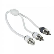 T-SPEC V10 SERIES RCA Y CABLE- 2 CHANNEL- 1 FEMALE TO 2 MALES