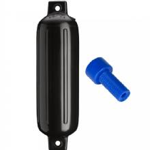 POLYFORM G%2D3 Twin Eye Fender 55 inch x 19 inch %2D Black w and Air Adapter
