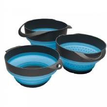 SOL Survive Outdoors Longer Flat Pack Bowls and Strainer Set