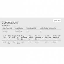 LEWMAR Size 20 Ocean Series Hatch Flat Base