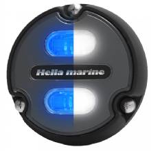 HELLA Apelo A1 Blue White Underwater Light %2D 1800 Lumens %2D Black Housing %2D Charcoal Lens