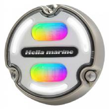 HELLA Apelo A2 RGB Underwater Light %2D 3000 Lumens %2D Bronze Housing %2D White Lens w and Edge Light