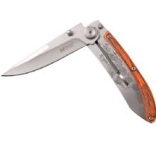 MTECH Folder 325 in Blade Wood%2DStainless Steel Handle