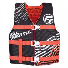 FULL THROTTLE Youth Nylon Life Jacket %2D Pink and Black
