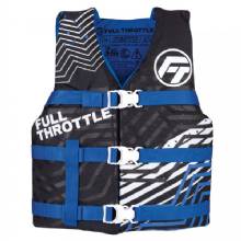 FULL THROTTLE Youth Nylon Life Jacket %2D Blue and Black