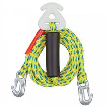 FULL THROTTLE 12 ft Ski and Tube Tow Harness %2D Yellow and Blue