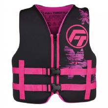 FULL THROTTLE Youth Rapid%2DDry Life Jacket %2D Pink and Black