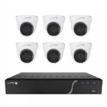 SPECO 8 Channel NVR Kit w and 6 Outdoor IR 5MP IP Cameras 28mm Fixed Lens %2D 2TB