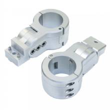 PTM EDGE Board Rack Mounts %2D 25 inch Pipe Clamp %2D Silver