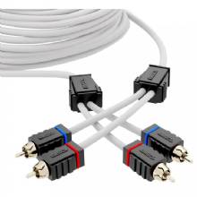 DS18 Marine Tinned OFC RCA Cable - 25 ft