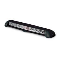 LUMITEC Razor Flood Light Bar Flush Mount White LED Black Housing 12 and 24v