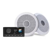 FUSION MS%2DRA210KCW Bundle MS%2DRA210 Stereo with Pair XS Classic Speakers