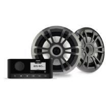 FUSION MS%2DRA60KSPG Bundle MS%2DRA60 Stereo with Pair EL Sport 65 in Speakers