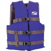 STEARNS Youth Classic Vest Life Jacket %2D 50%2D90lbs %2D Blue and Grey