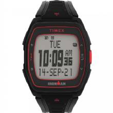 TIMEX IRONMAN T300 Silicone Strap Watch %2D Black and Red