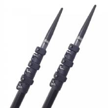 LEES TACKLE Lee fts Extra Strong 20 ft Telescoping Carbon Fiber Poles for Sidewinder Mount