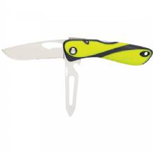 WICHARD Offshore Knife %2D Serrated Blade %2D Shackler and Spike %2D Fluorescent