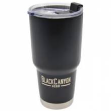 BLACKCANYON BCO 32oz black tumbler with plastic flip