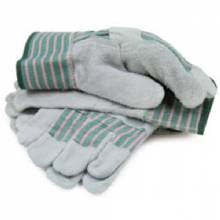 BLACKCANYON GLOVE SPLIT COWHIDE PALM W and CUFF 3PK MED