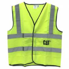 CAT HI VIS SAFETY VEST GREEN 2XL