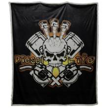 DIESEL Injector Skull Sherpa Throw