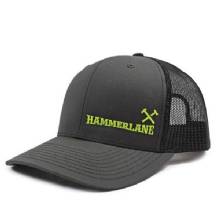 HAMMERLANE CROSS HAMMERS CAP CH and BLK NEON