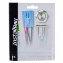 INSTALL BAY 19MM SS ROUND SWITCH LATCH W and HARN WHITE