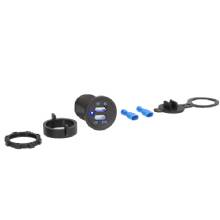 INSTALL BAY DUAL USB KNOCKOUT PANEL W and COVER