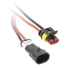 INSTALL BAY WATERPROOF CONN and 2C PLUG IN and MALE%2DFEM 12GA