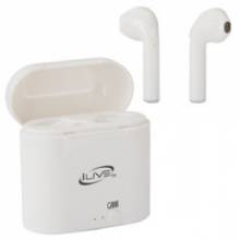 ILIVE TRULY WIRELESS EARBUDS WHITE W CASE