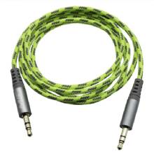 MOBILESPEC HiVis 4 ft Aux Cable Yellow