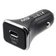 MOBILESPEC MBS 18W Type C Car Charger BLK