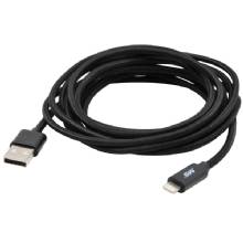MOBILESPEC MS 10 ft LIGHTNINGCOMPATIBLE CABLE BK