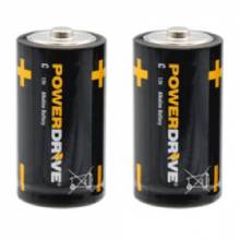 POWERDRIVE POWER DRIVE ALKALINE C 2PK