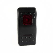 RACE SPORT LIGHTING LED Rocker 12%2DVolt On and Off Switch Red