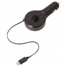 RETRAK Micro USB Retractable Car Charg