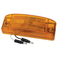 ROADPRO 8 LED MARKER LT W and RECTLENS and AMBER and 6 in