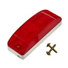 ROADPRO TURTLEBACK RED SEALED LIGHT and 6 in X2 in