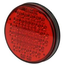 ROADPRO RED 4 in LED CHRM BACK SEALED STP and TAIL and 