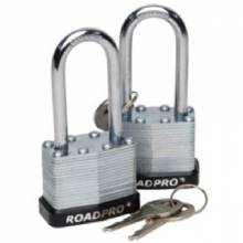 ROADPRO Padlock 2Pk 15 in Laminated 2 in Sh