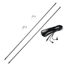 ROADPRO 4 ft Dual Antenna Kit Black