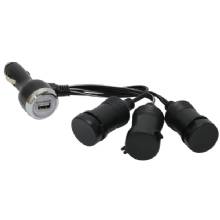 ROADPRO 4 WAY 12VOLT and USB ACCESS ADAPTOR