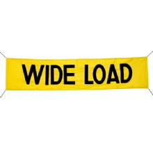ROADPRO WIDE LOAD REVERS ROPE 7 ft SIGN